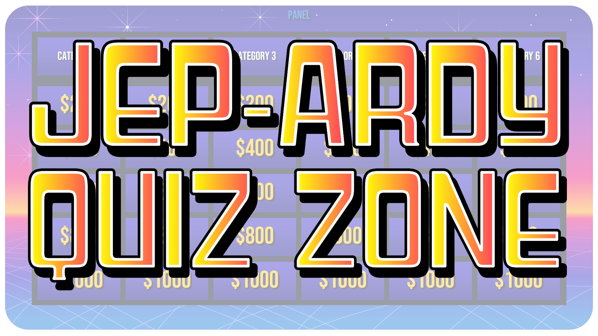Jeopardy Quiz Zone Logo